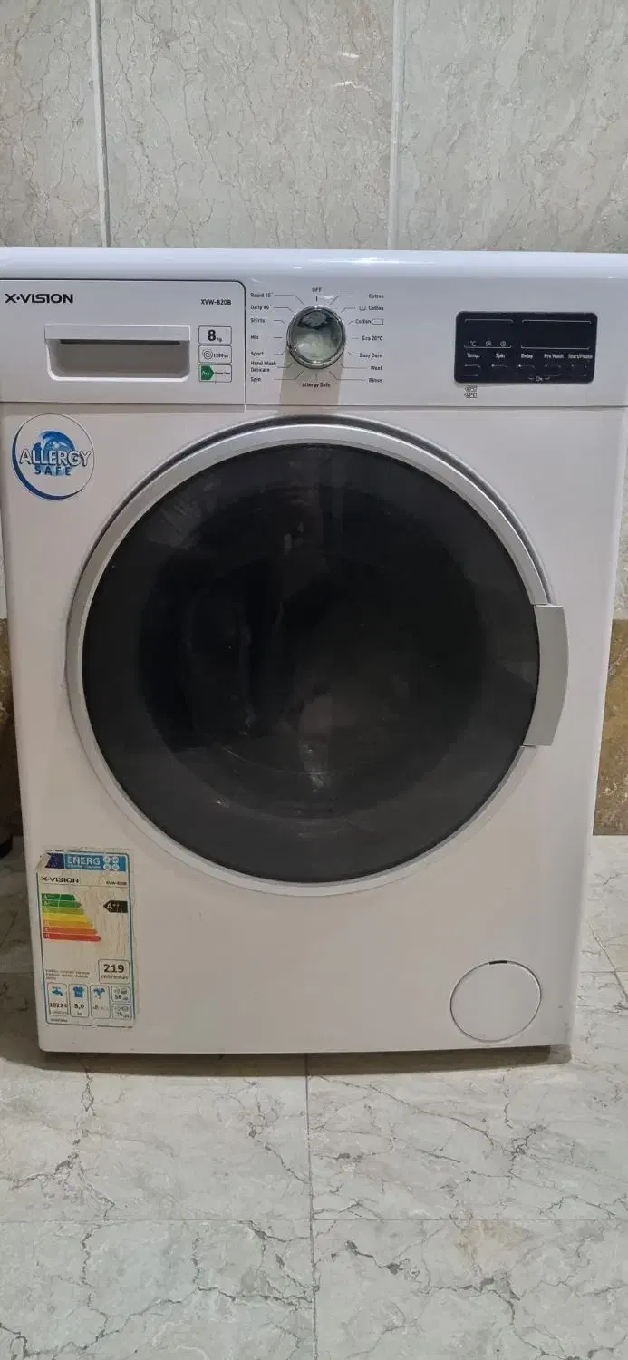 ماشین لباسشویی 8k ایکس ویژن کرج|ماشین لباسشویی و خشک‌کن لباس|کرج, دهقان ویلا|دیوار