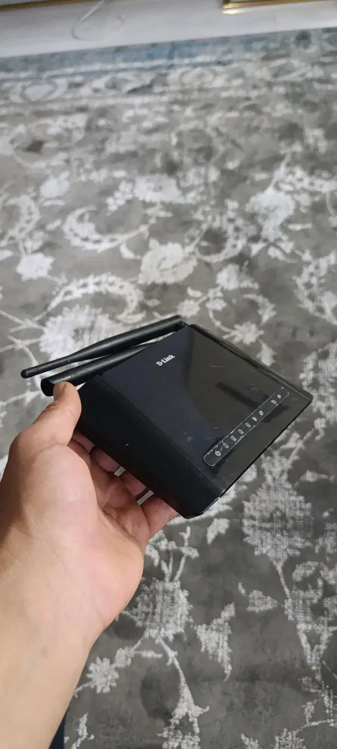 مودم دیلینک Dlink انتن adsl کوهسنگی با کارتن|مودم و تجهیزات شبکه|مشهد, کوه سنگی|دیوار