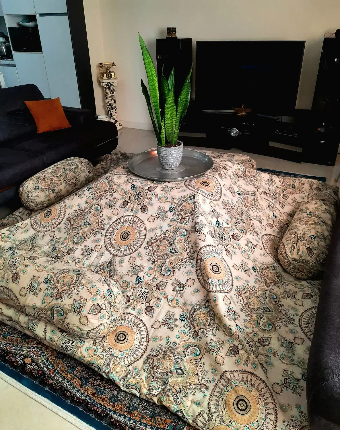 ست کامل کورسی کرسی نو|رختخواب، بالش، پتو|پردیس, فاز ۸|دیوار