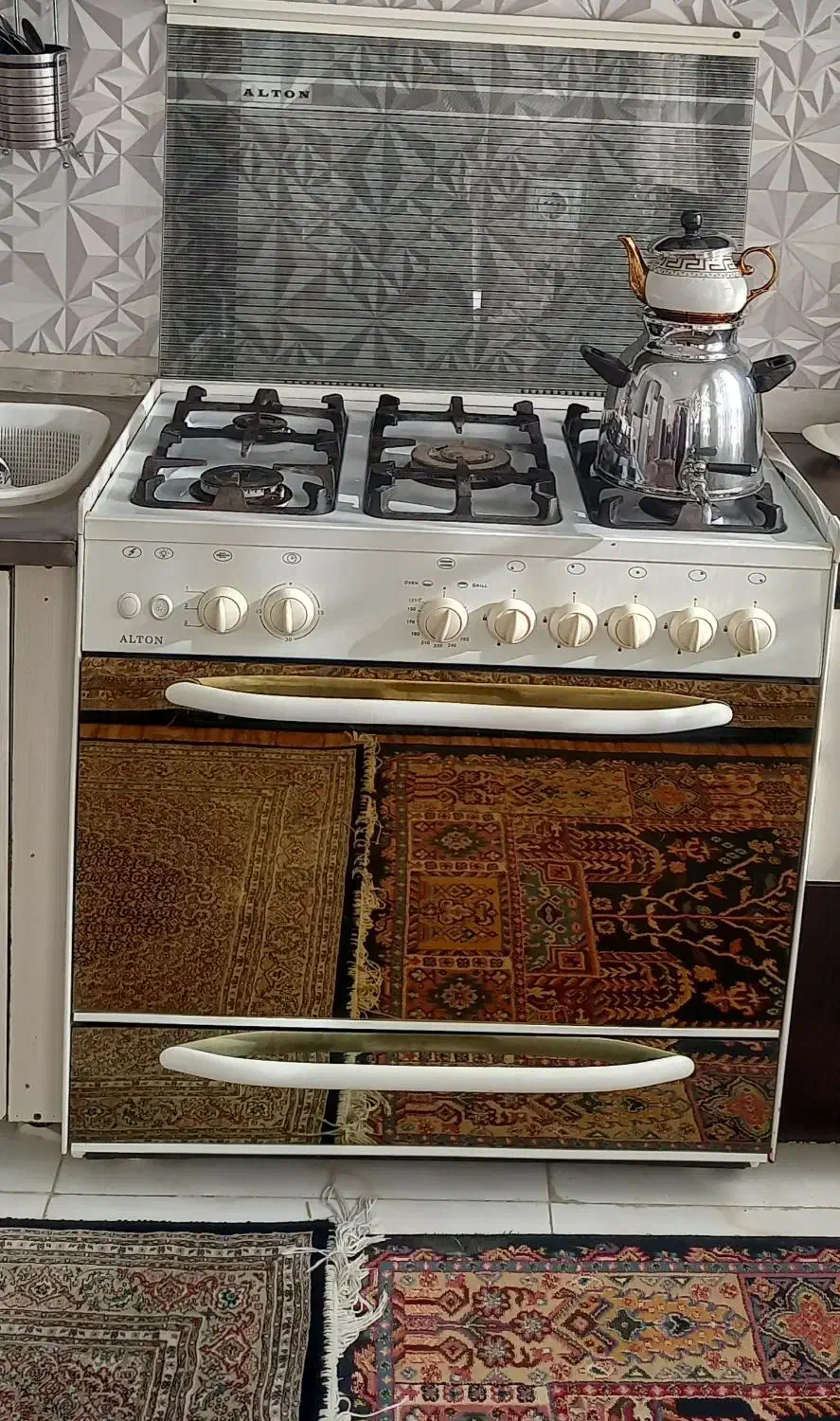 گاز آلتون ایتالیایی فر دار هشتگرد|اجاق گاز و لوازم برقی پختوپز|هشتگرد, شهرک گلها|دیوار