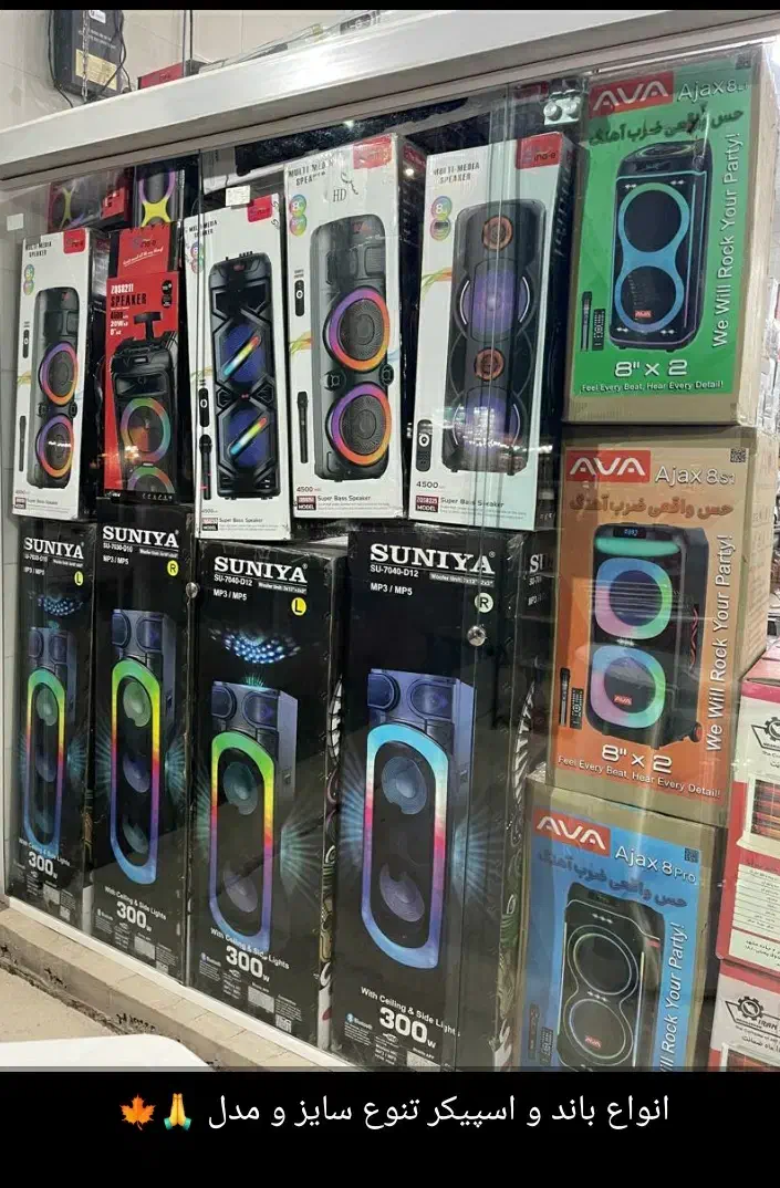 انواع باند اسپیکر درسایزها مارک ها مختلف در گنجینه|سیستم صوتی خانگی|یاسوج, |دیوار