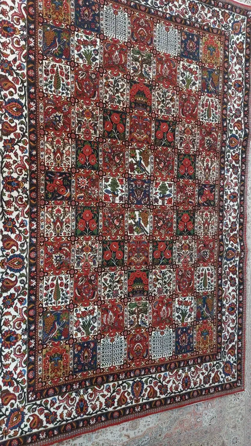 فروش قالی دست باف ۲ در ۳ خشت چالشتر پشم کاملا نو|فرش|اصفهان, ملک‌شهر|دیوار