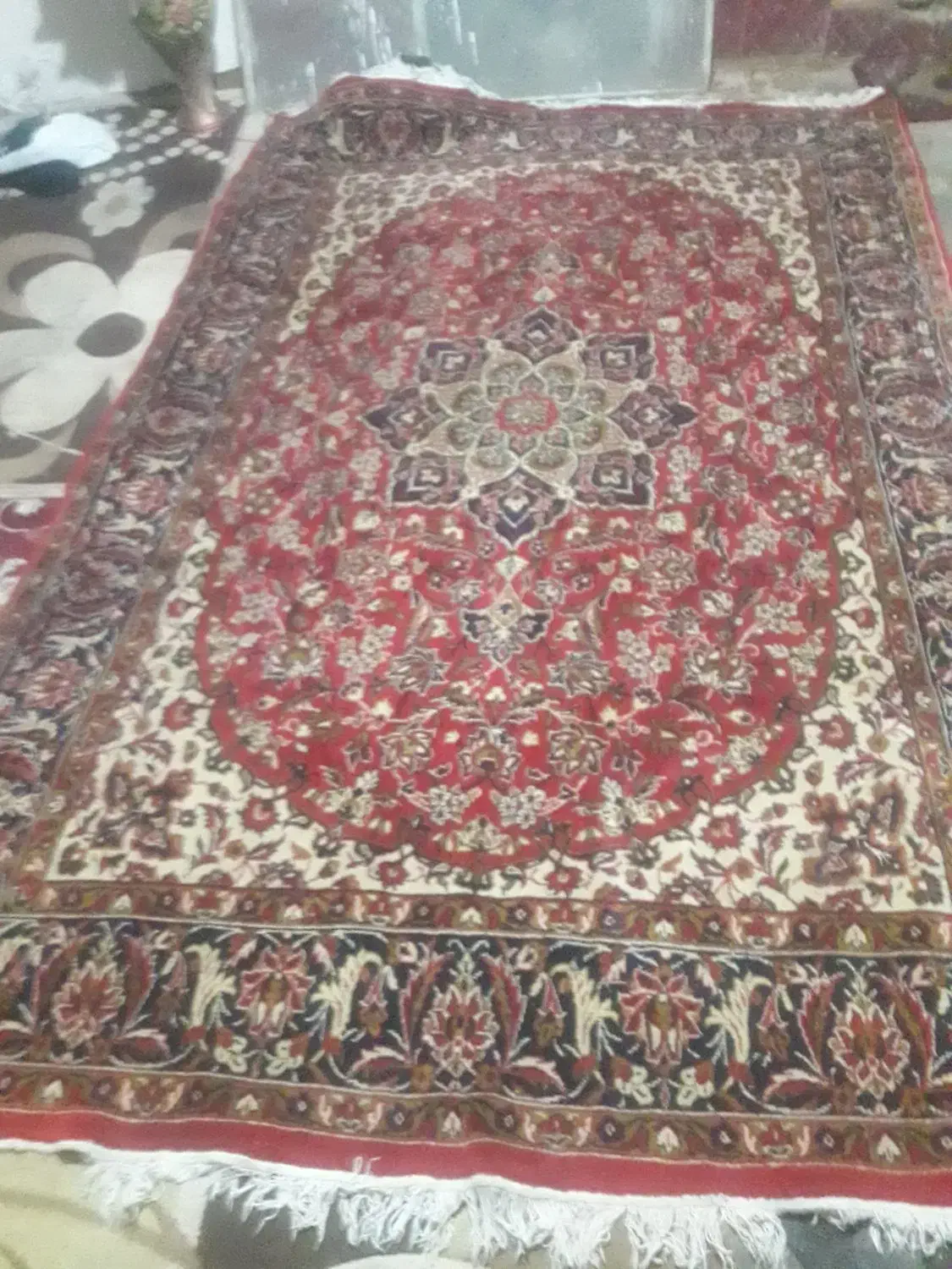 قالی6متری دست دوم عالی|فرش|سنندج, |دیوار