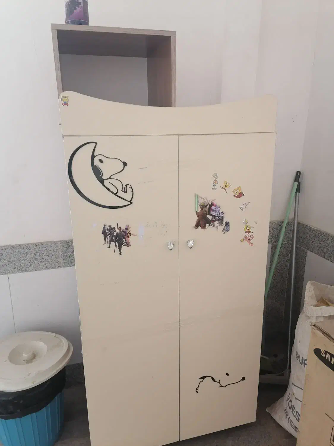 کمد کودک|جاکفشی، کمد، دراور|بیرجند, |دیوار