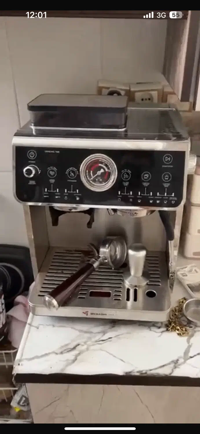 دستگاه قهوه ساز نیمه صنعتی|سماور، چای‌ساز، قهوه‌ساز|کاشان, باغ فین|دیوار