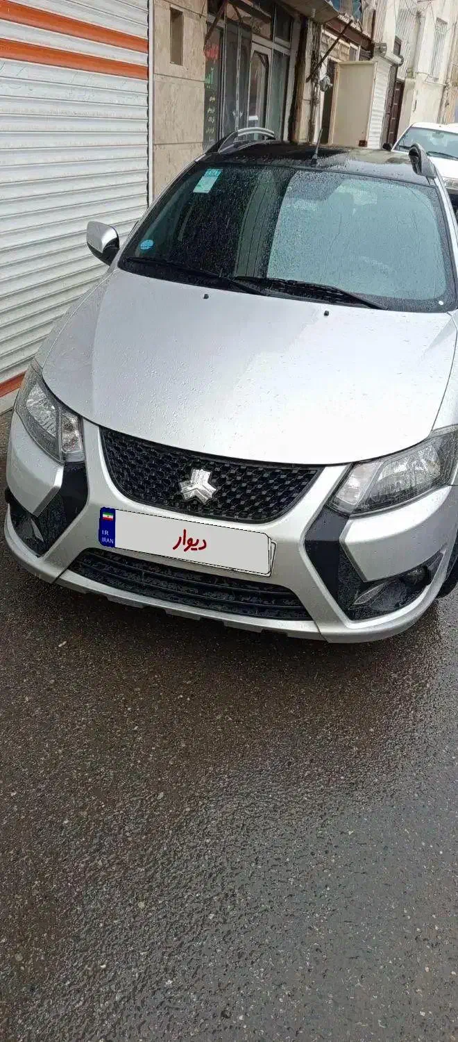 کوییک نقره ای پارس خودرویی سقف مشکی 1402|خودرو سواری و وانت|سنندج, |دیوار