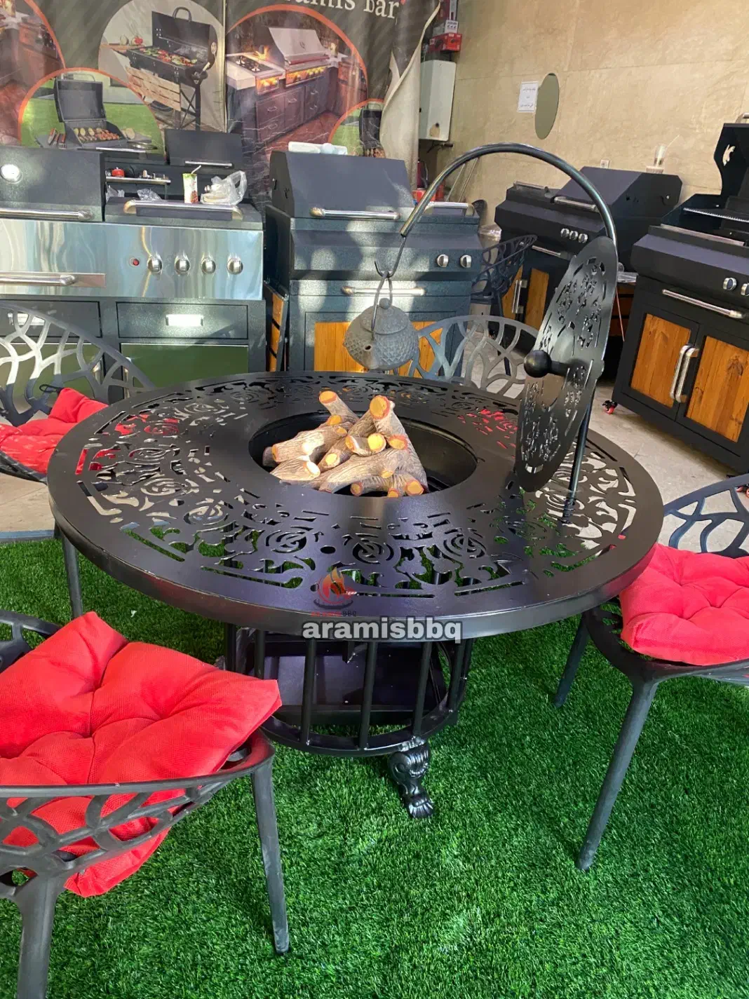 باربیکیو و آتشدان گرد در ابعاد سفارشی|اجاق گاز و لوازم برقی پخت‌وپز|تهران, شوش|دیوار