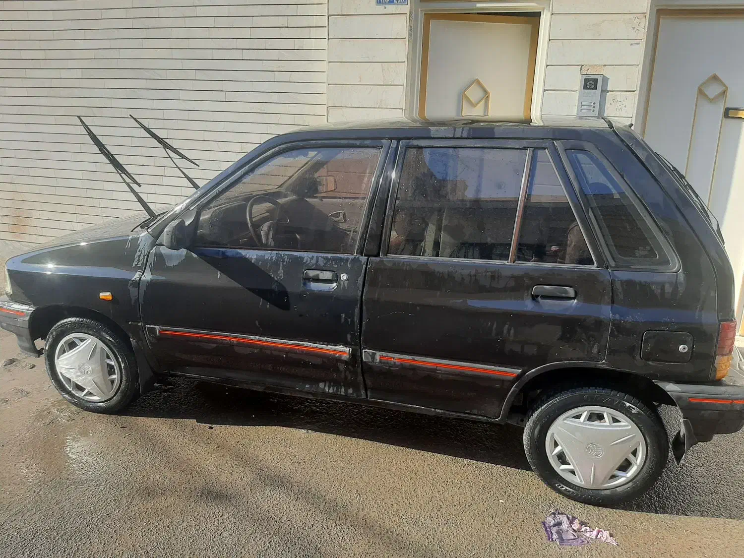 پراید مشکی ۸۳|خودرو سواری و وانت|قم, نیروگاه|دیوار