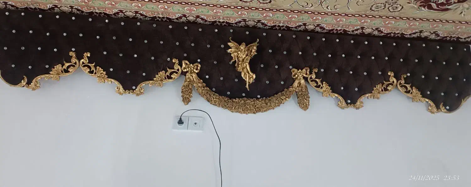 کتیبه پرده  سالم و زیبا|پرده، رانر، رومیزی|مشهد, خواجه ربیع|دیوار