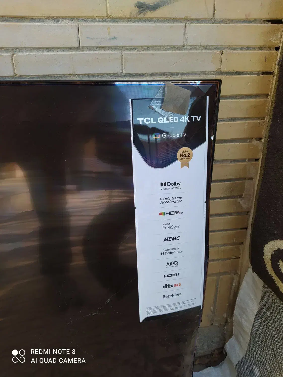 led 65 اینچ tcl|تلویزیون و پروژکتور|شاهین‌شهر, نسیم ۵|دیوار