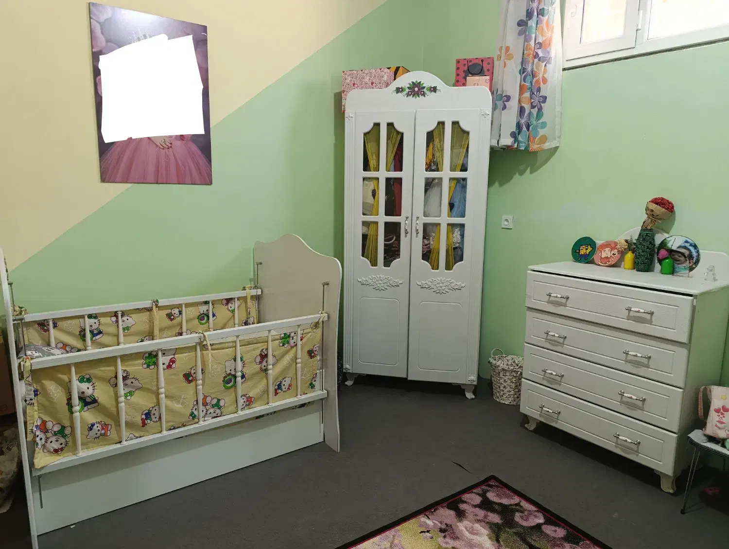 ست تخت و کمد کودک|اسباب و اثاث بچه|دورود, |دیوار