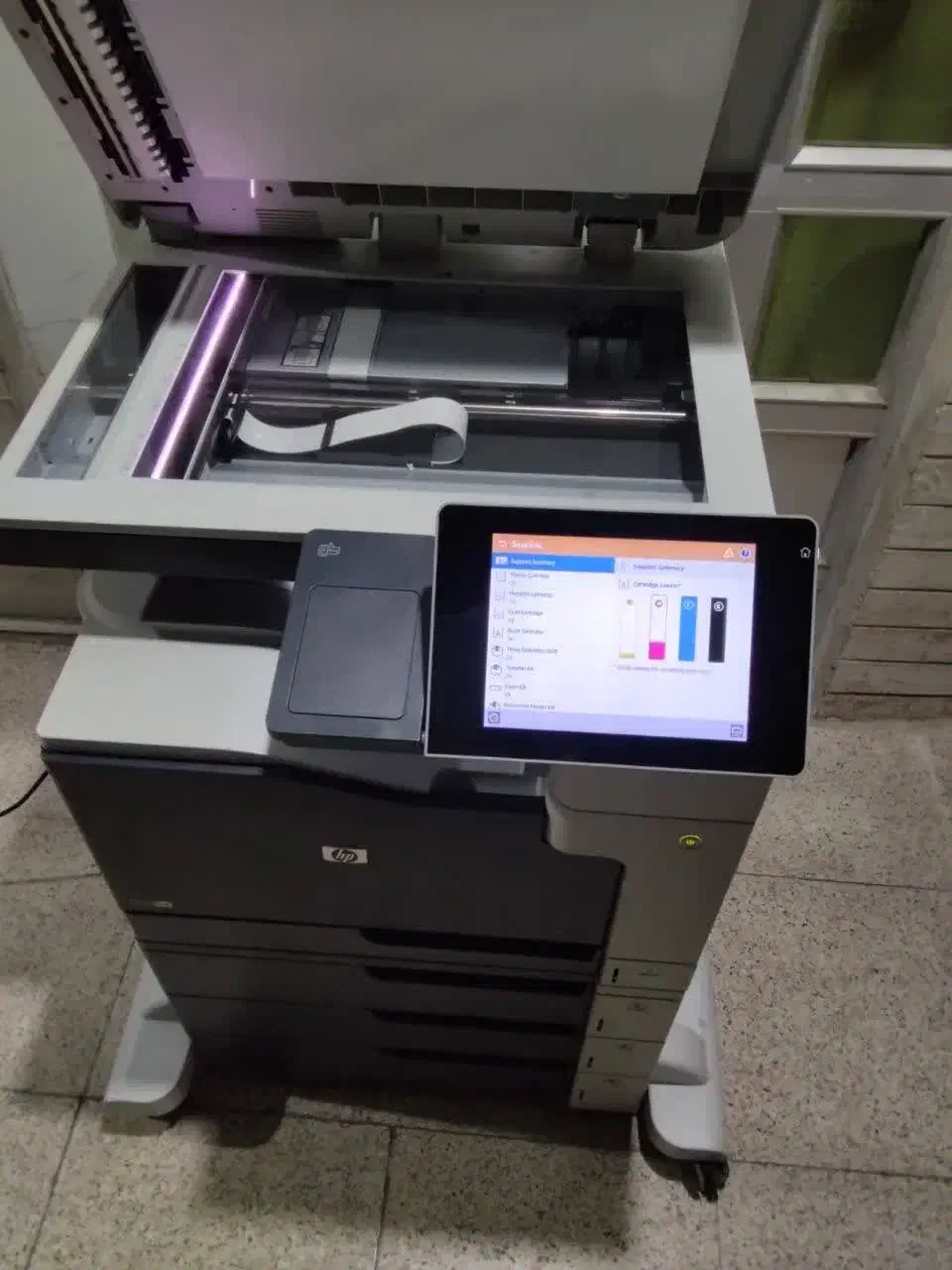 پرینتر hp رنگی مدل m775 آ۳ دو رو زن در حد نو|پرینتر، اسکنر، کپی، فکس|آفتاب, |دیوار