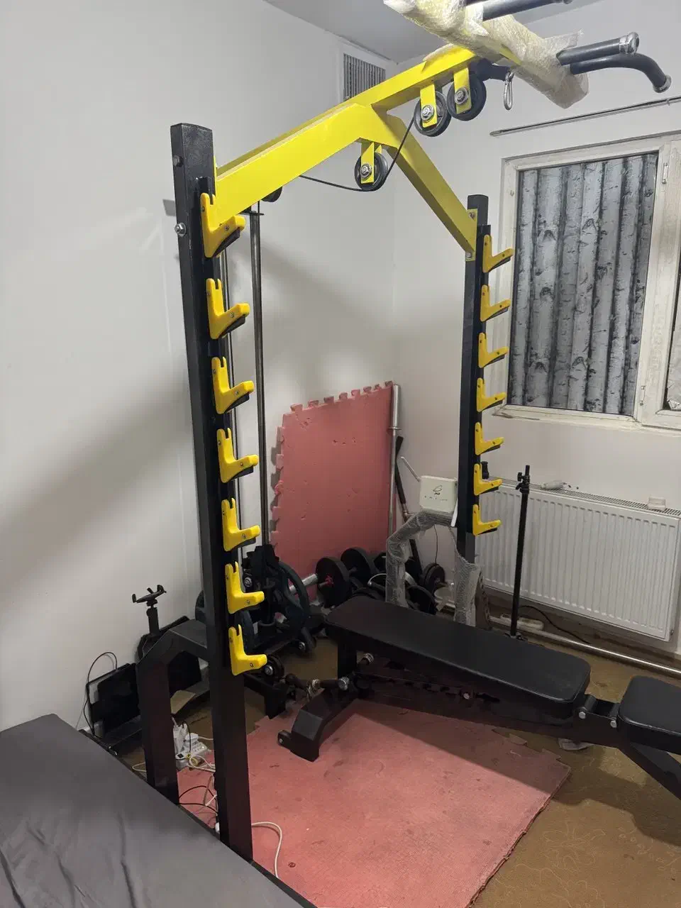 دستگاه بدنسازی خانگی با تمامیه لوازم|تجهیزات ورزشی|هشتگرد, فاز ۱ مهستان|دیوار