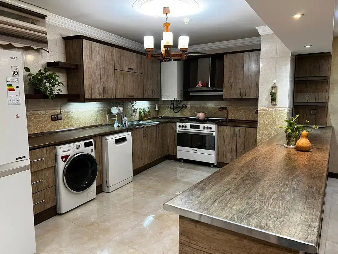 کابینت ام دی اف به همراه هود|کتابخانه، شلف، قفسههای دیواری|اصفهان, فرهنگیان|دیوار