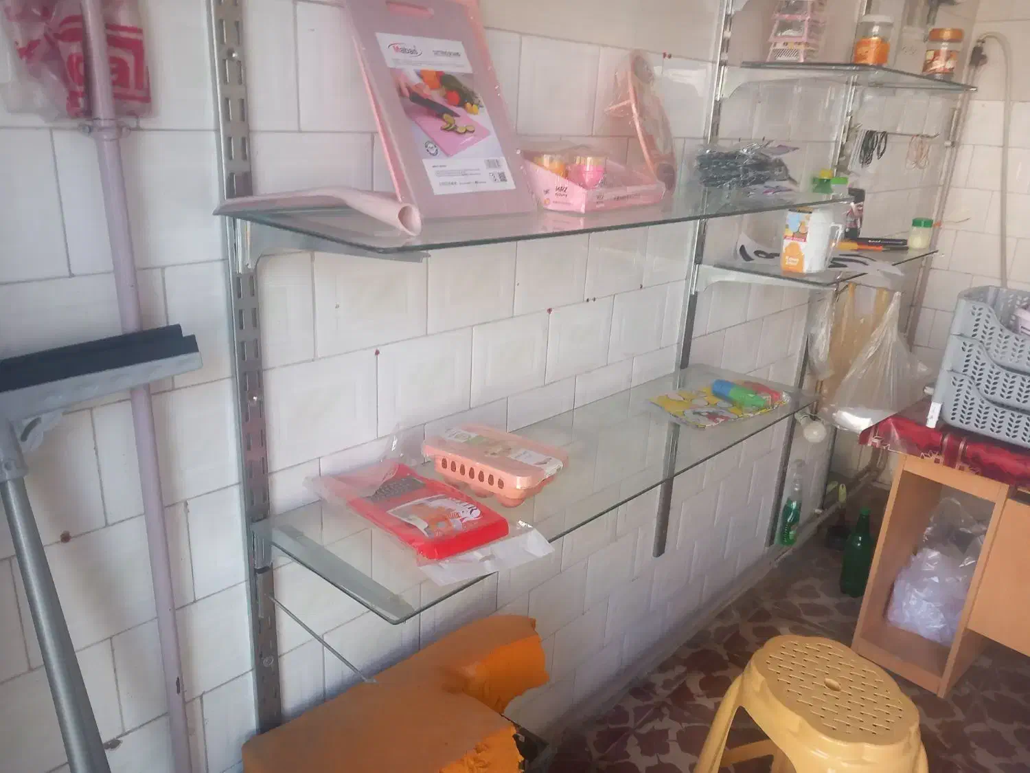 قفسه شیشه ای|کتابخانه، شلف، قفسههای دیواری|تبریز, |دیوار