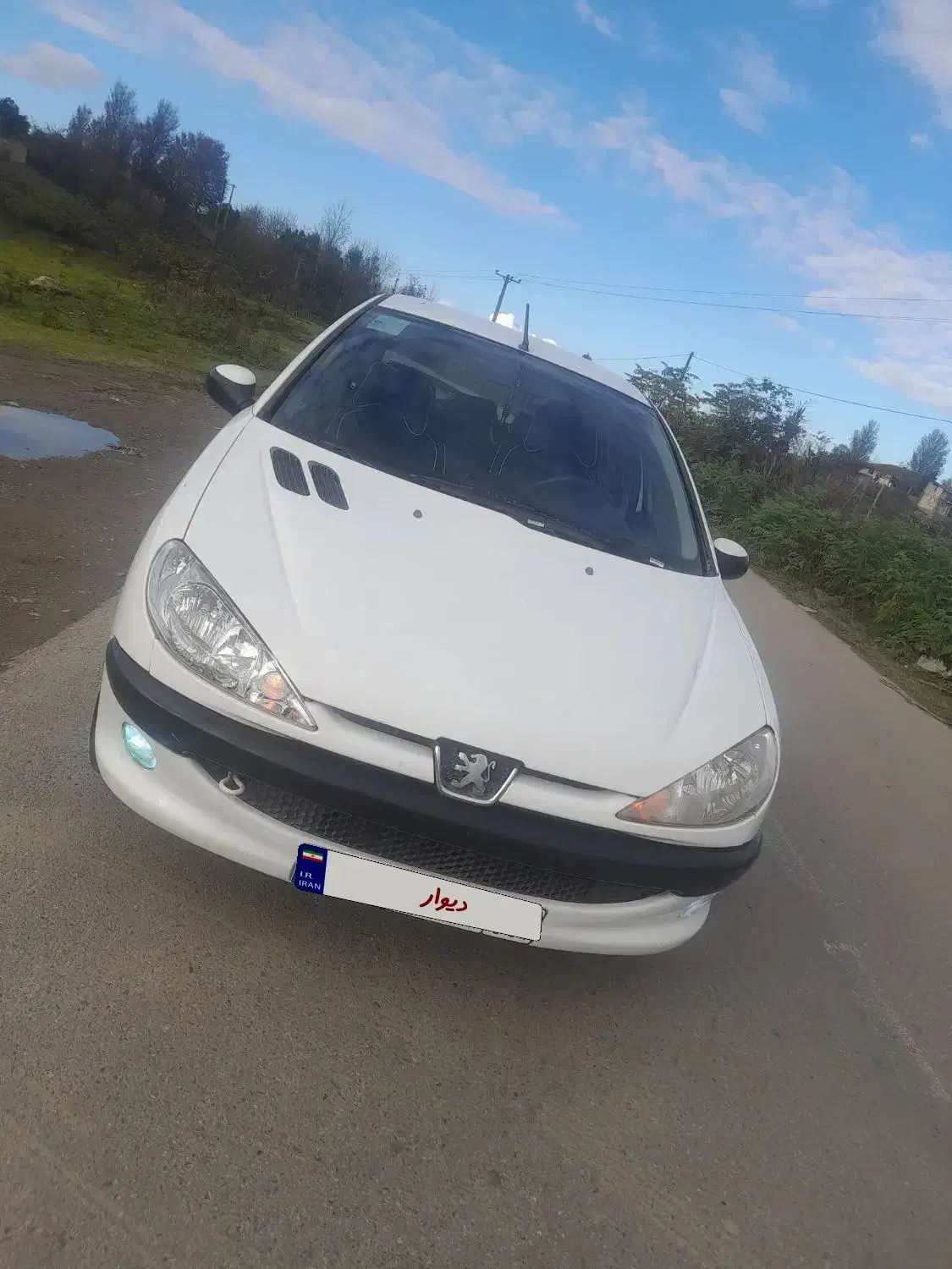 ۲۰۶ مدل ۹۵ بی رنگ|خودرو سواری و وانت|رشت, حافظ آباد|دیوار