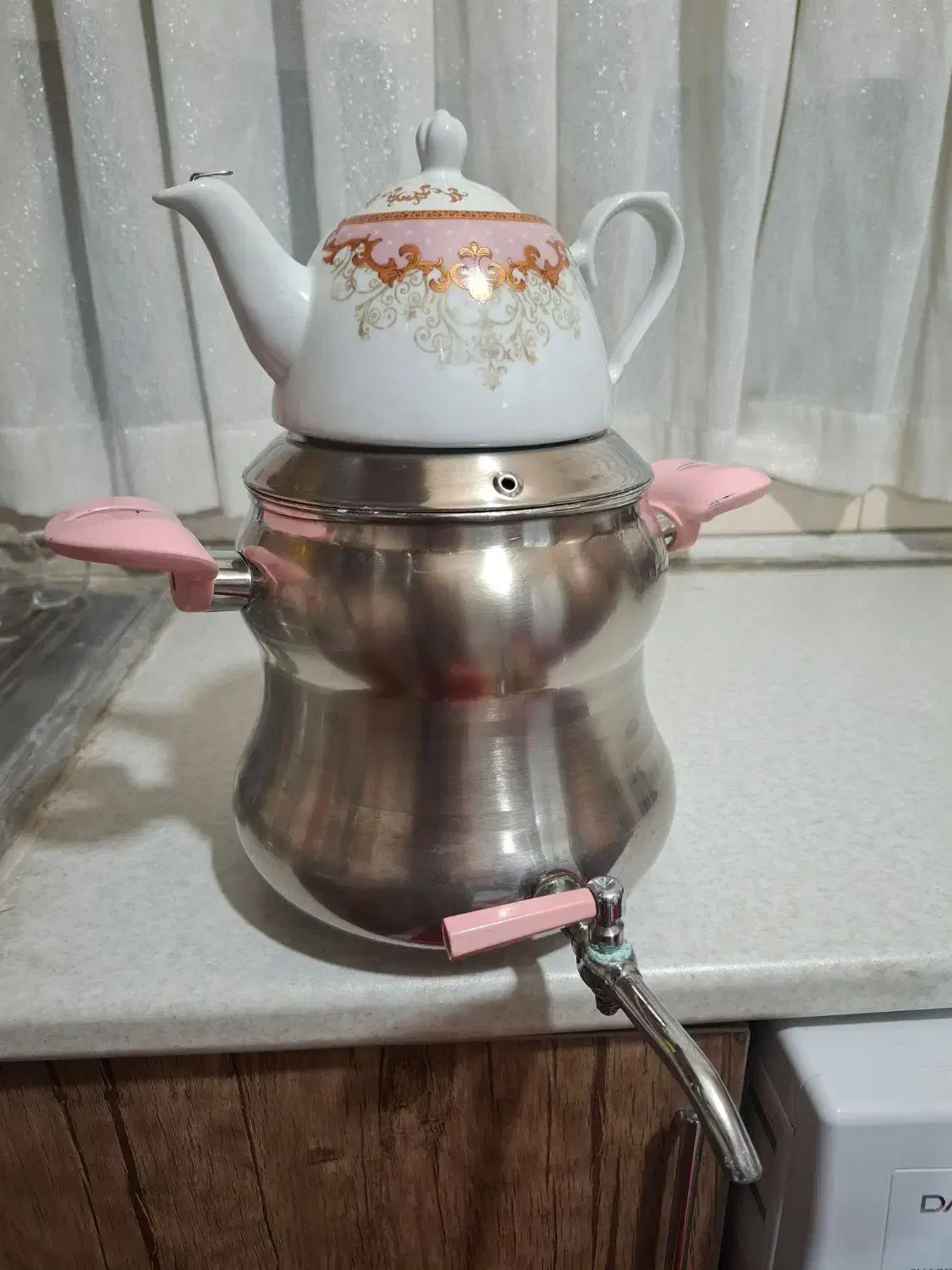 کتری قوری شیر دار|قوری، کتری، قهوه‌ساز دستی|اسلام‌شهر, شهرک سعیدیه|دیوار