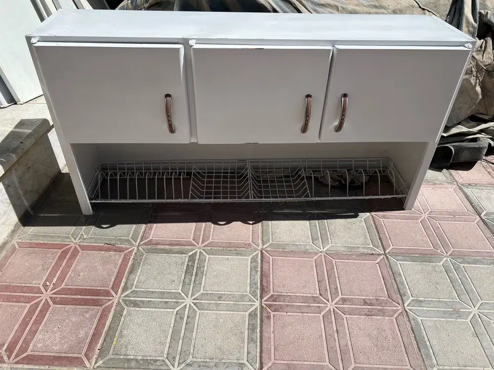 کابینت گالوانیزه آبچکان سینک ظرفشویی درحد|آب‌چکان و نظم‌دهنده ظروف|زنجان, |دیوار