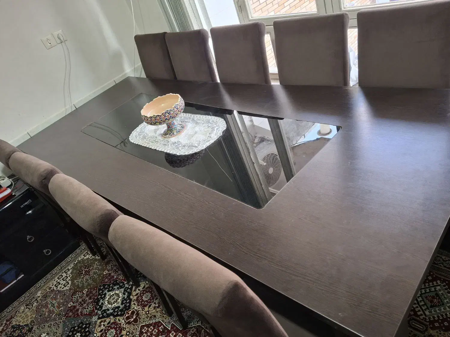 میز نهار خوری ۱۰ نفره|میز و صندلی غذاخوری|شهرکرد, |دیوار