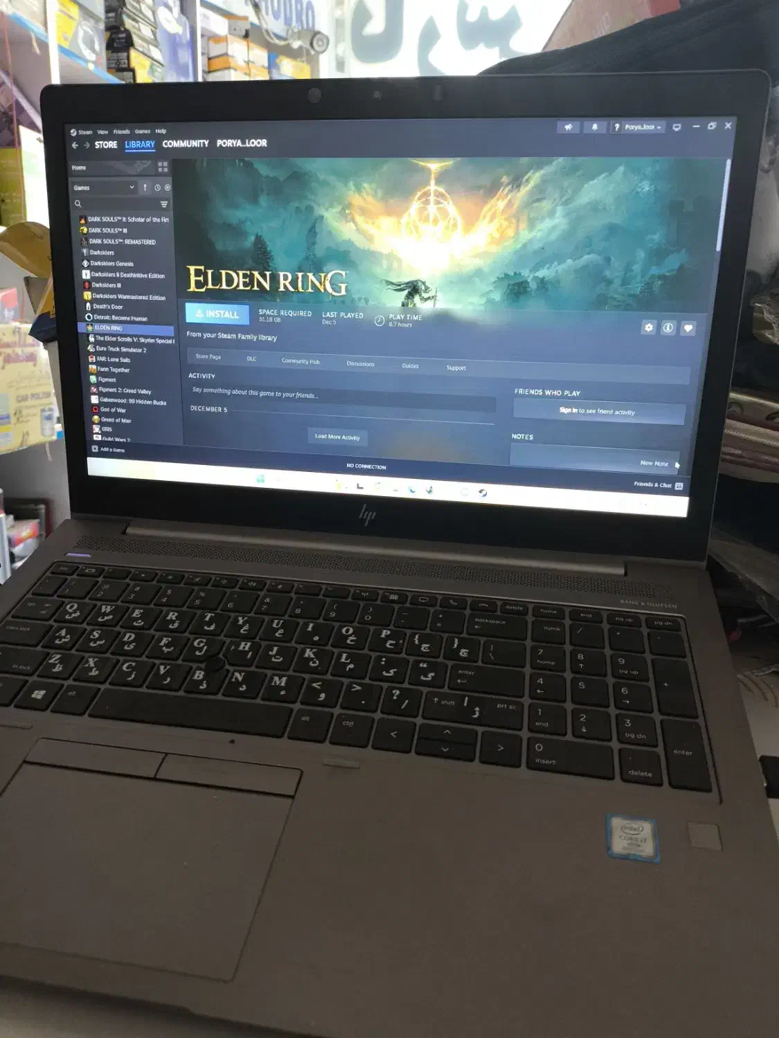 لپتاب گیمینگ hp در حد نو|رایانه همراه|خرمآباد, |دیوار