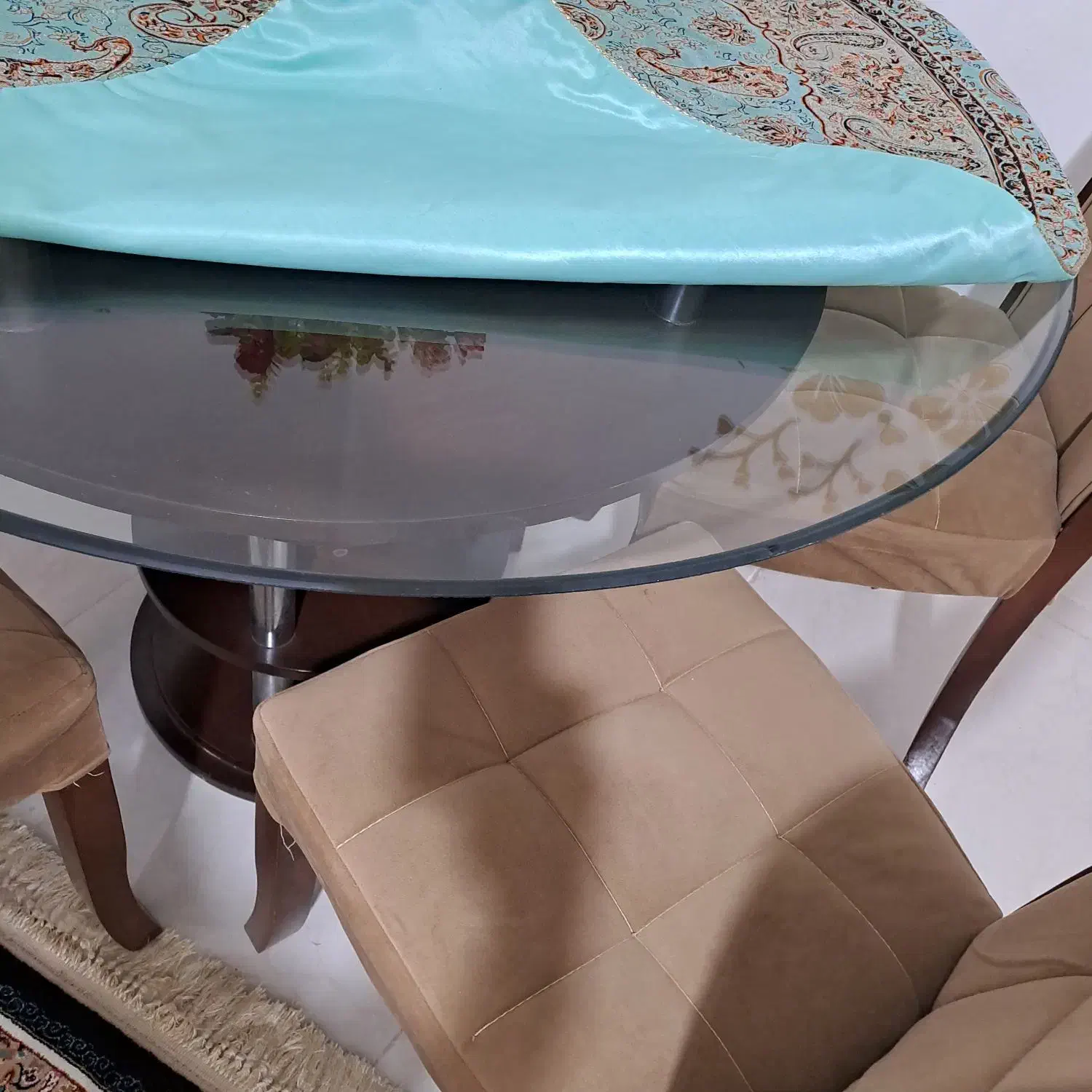 میز غذاخوری  چهار نفره|میز و صندلی غذاخوری|رامهرمز, |دیوار