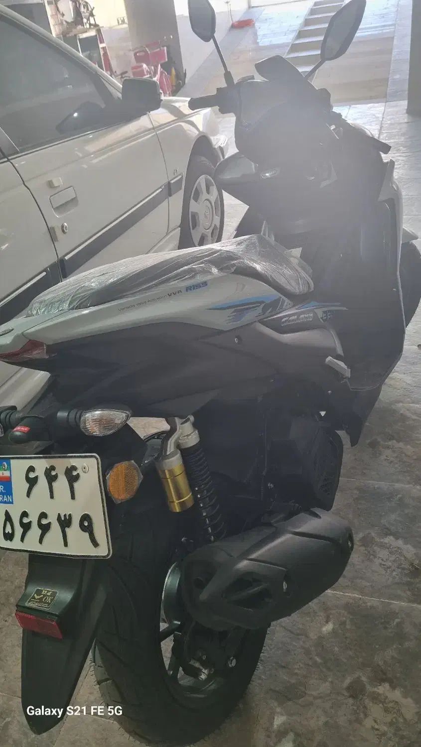فروش موتور اتومات طرح ایروکس(گلکسی) رادیات دار|موتورسیکلت|بافق, |دیوار