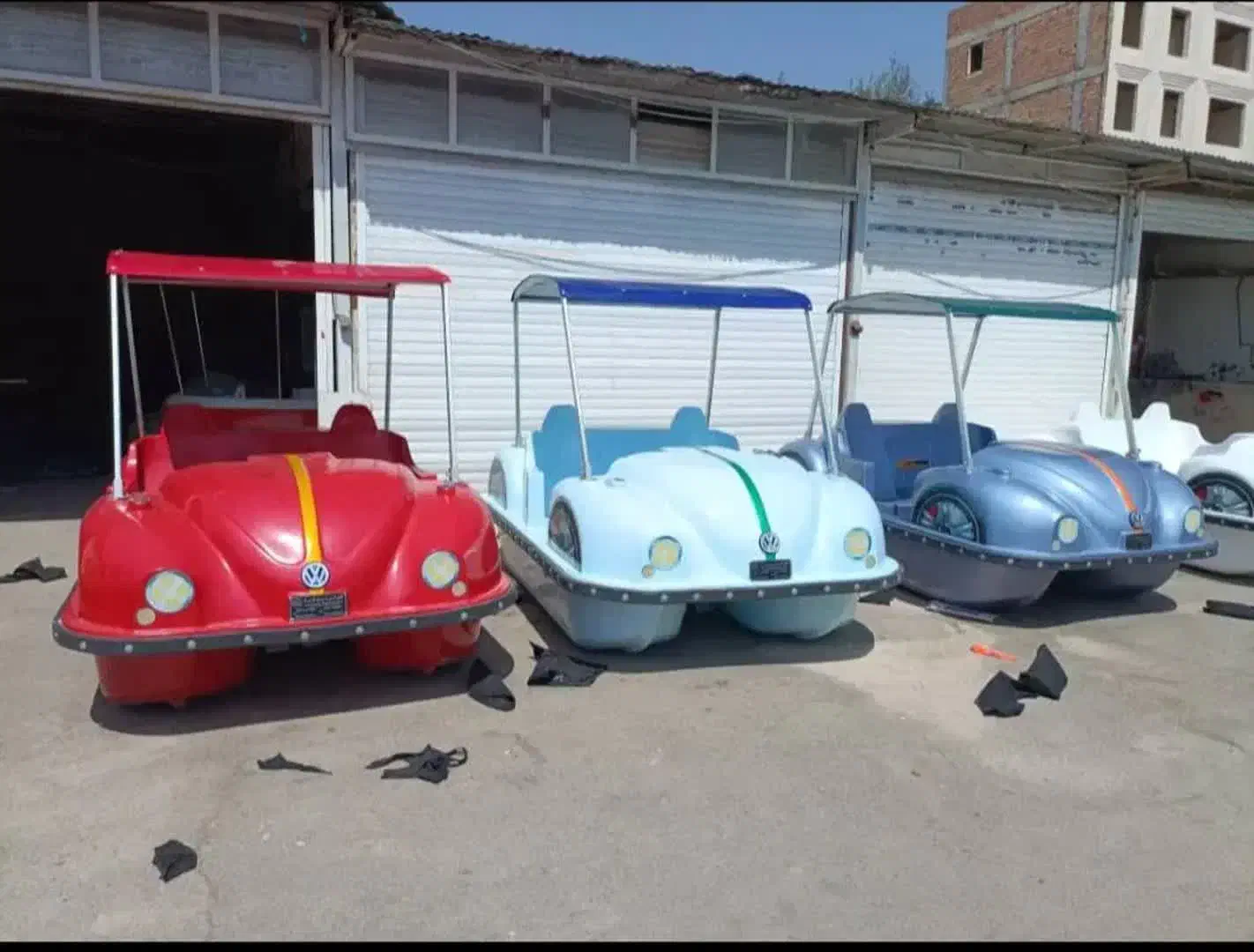 قایق پدالی فولکسی قو ورزشی کودک فایبرگلاس|قایق و سایر وسایل نقلیه|گرمدره, |دیوار