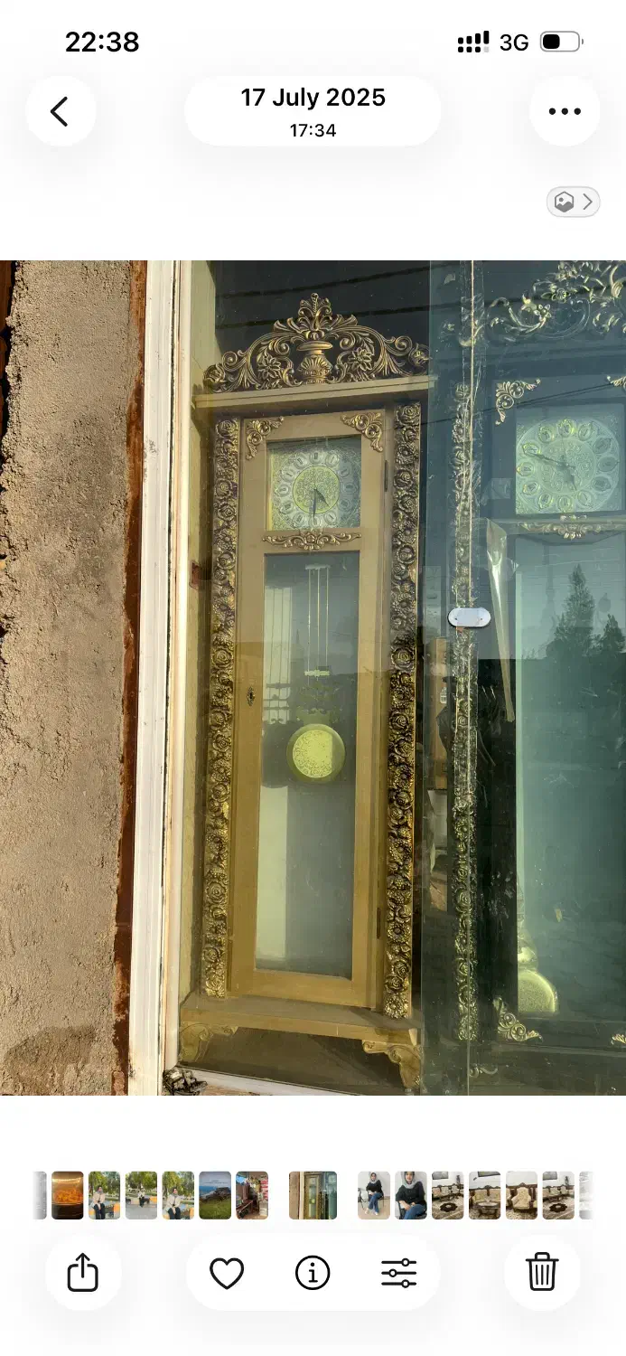 ساعت ایستاده طلایی|ساعت دیواری و تزئینی|زابل, |دیوار