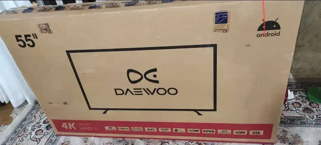 تلویزیون ۶۵ اینچ اسنوا / ۵۵ دوو ۲۵ درصد زیر قیمت|تلویزیون و پروژکتور|صدرا-فارس, فاز ۱|دیوار