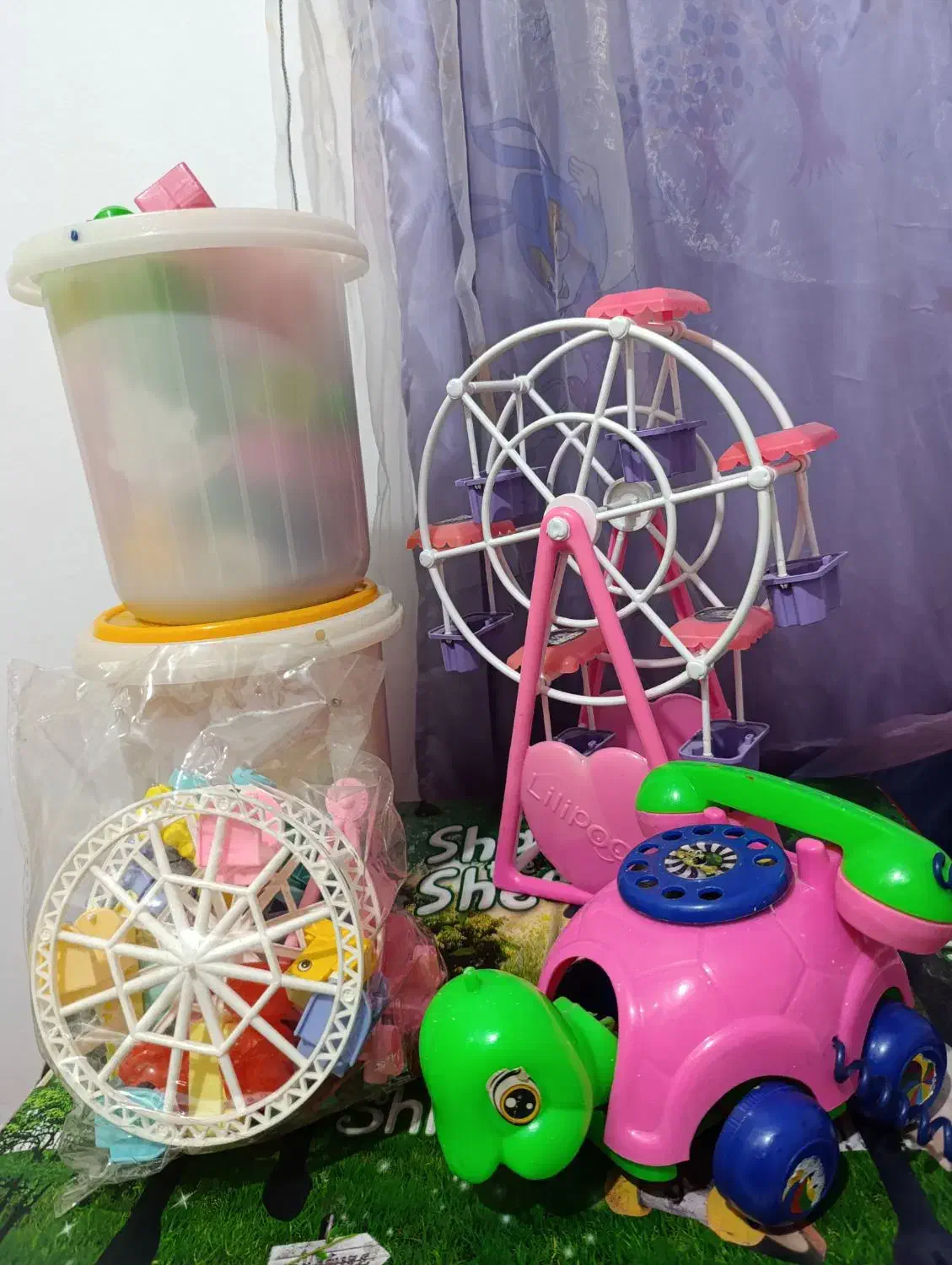 خانه سازی و چرخ فلک|اسباببازی بچه|اهواز, بهارستان|دیوار