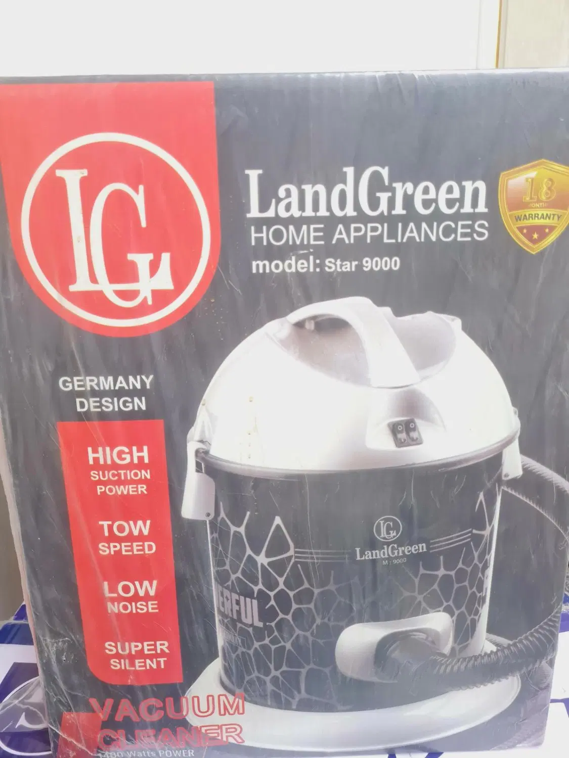 جارو برقی land green 9000|جاروبرقی، جارو شارژی، بخارشو|تهران, پرستار|دیوار