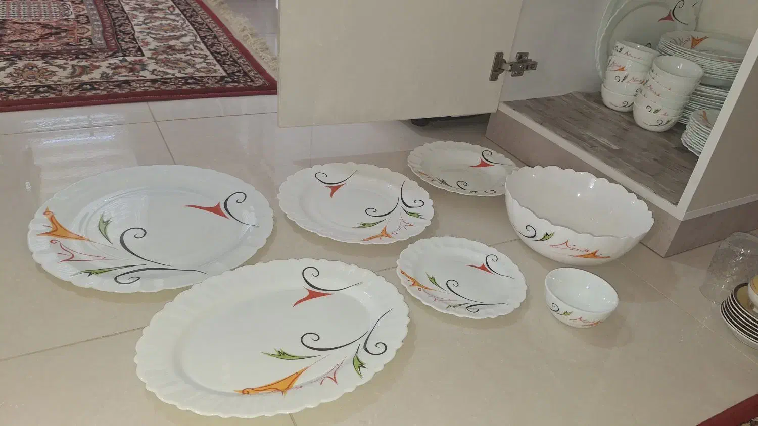 ارکوپال 77 پارچه..نو اصلن استفاده نشده..18 تایی|ظروف سرو و پذیرایی|شهرکرد, |دیوار