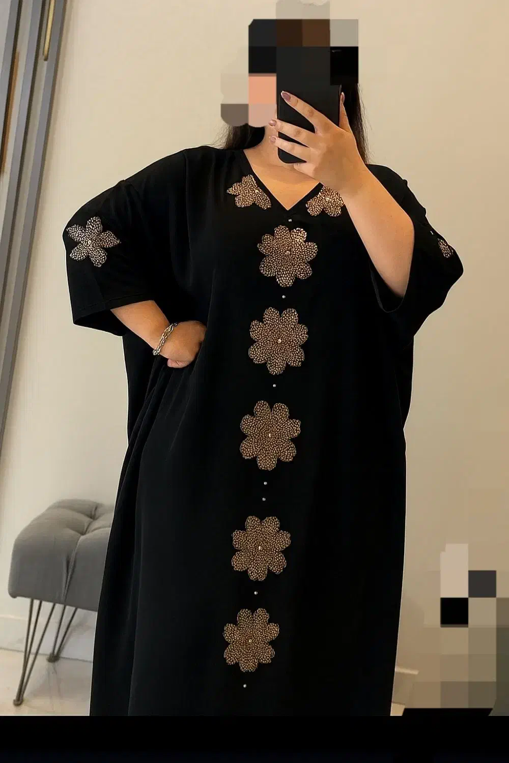 عبا مانتوگیپور شومیز سنگ دوزی|لباس|شیراز, گلشن|دیوار