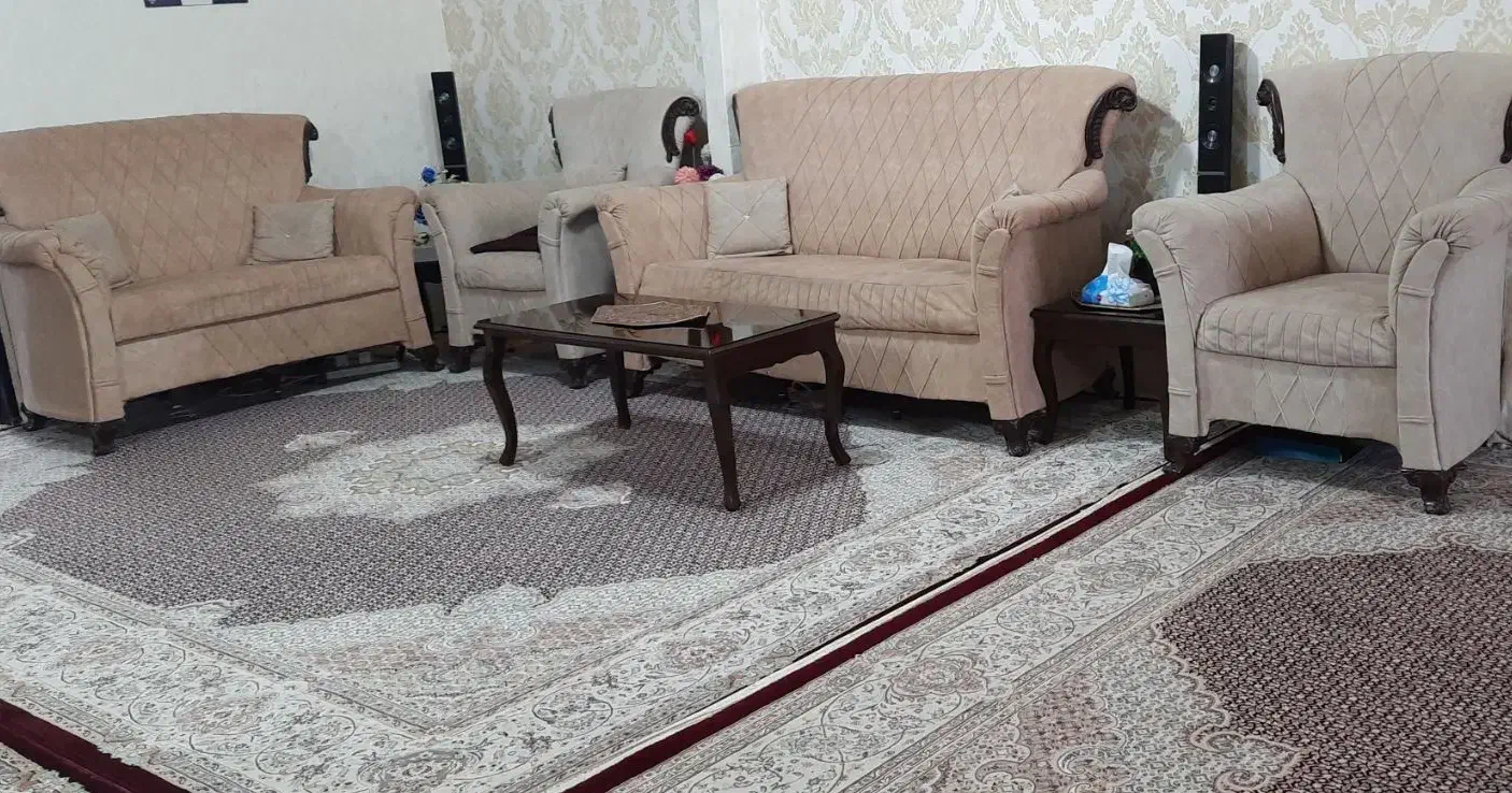 مبلمان ۷نفره|مبلمان خانگی و میز عسلی|زابل, |دیوار