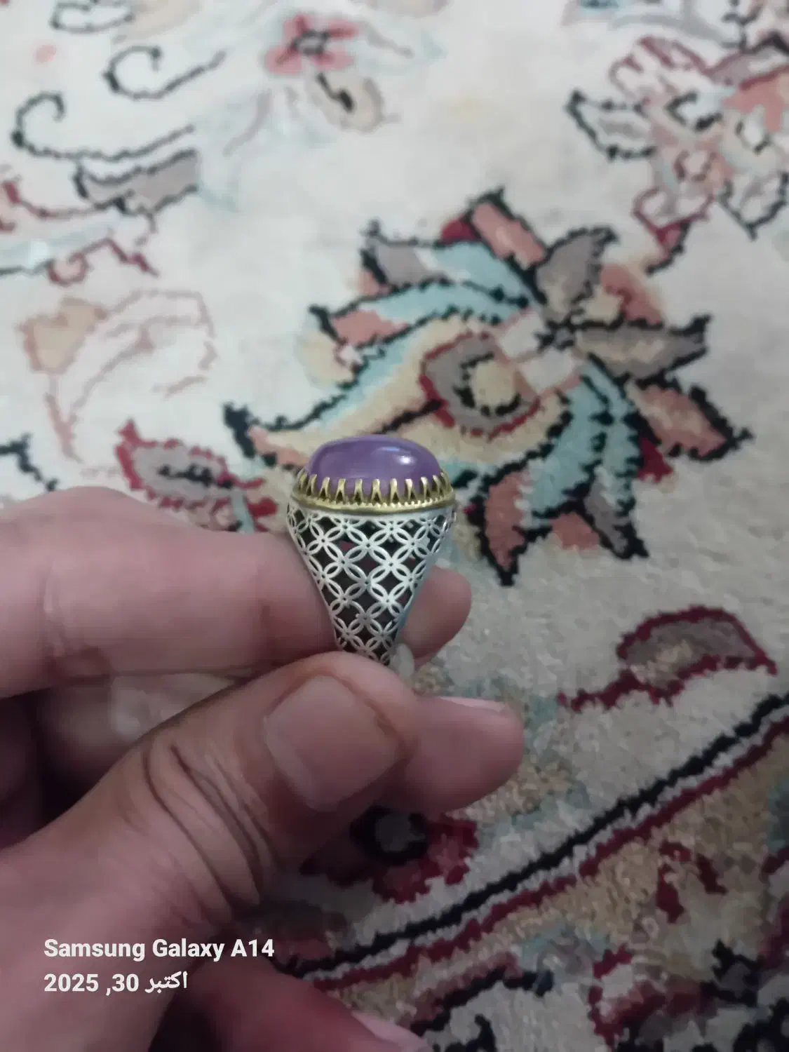 انگشتر یاقوت رکاب نقره کار سفارشی|جواهرات|قرچک, پارس سرام|دیوار