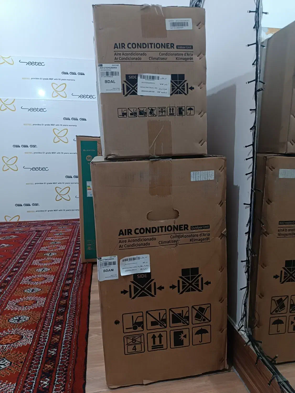 کولراسپیلت۱۲۰۰۰سامسونگ|کولر گازی و فنکوئل|گنبد کاووس, |دیوار