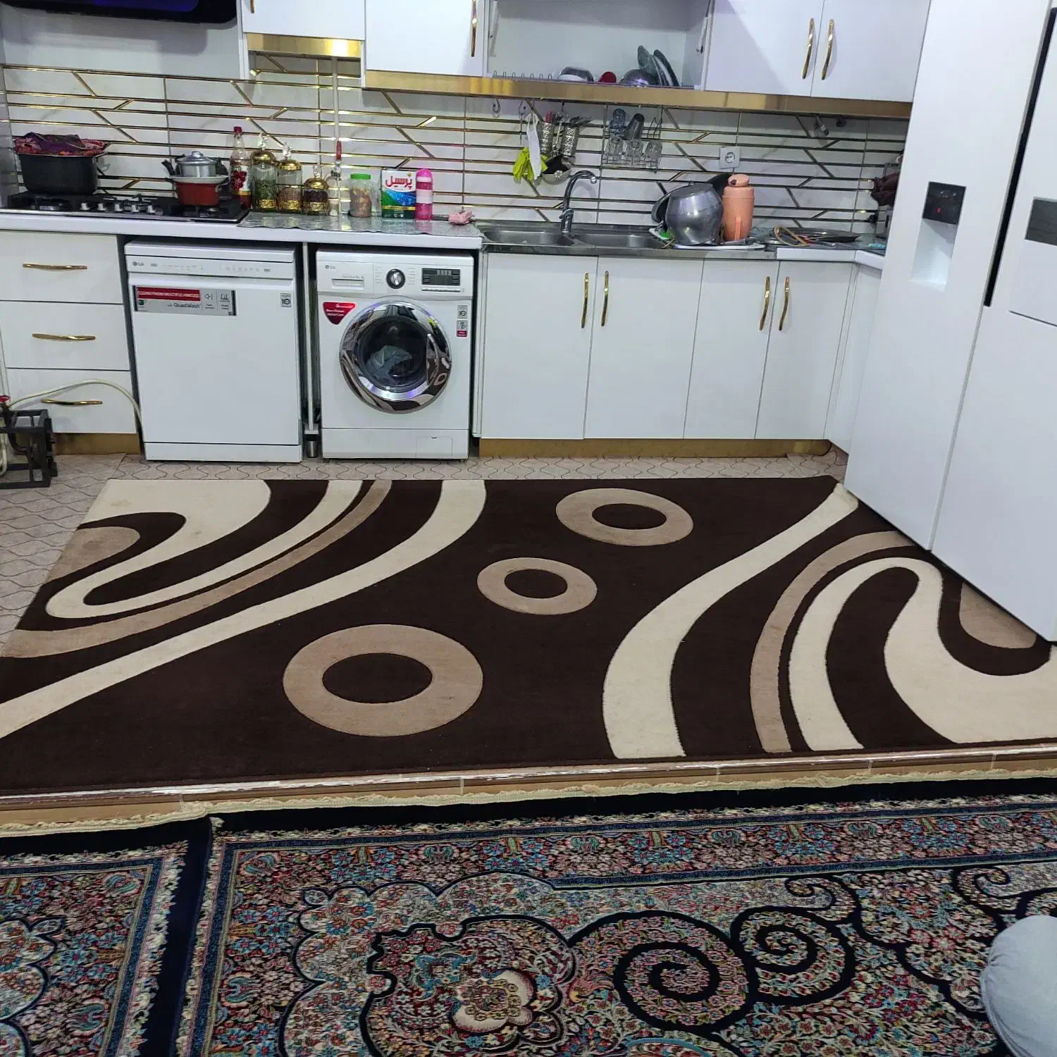 گلیم شیش متری|گلیم، جاجیم، گبه|بروجرد, |دیوار