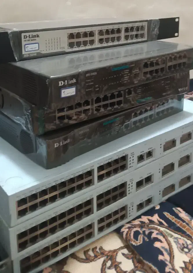 سوییچ شبکه، پچ پنل ، kvm ،گیتوی ، سانترال|مودم و تجهیزات شبکه|اهواز, حصیرآباد|دیوار