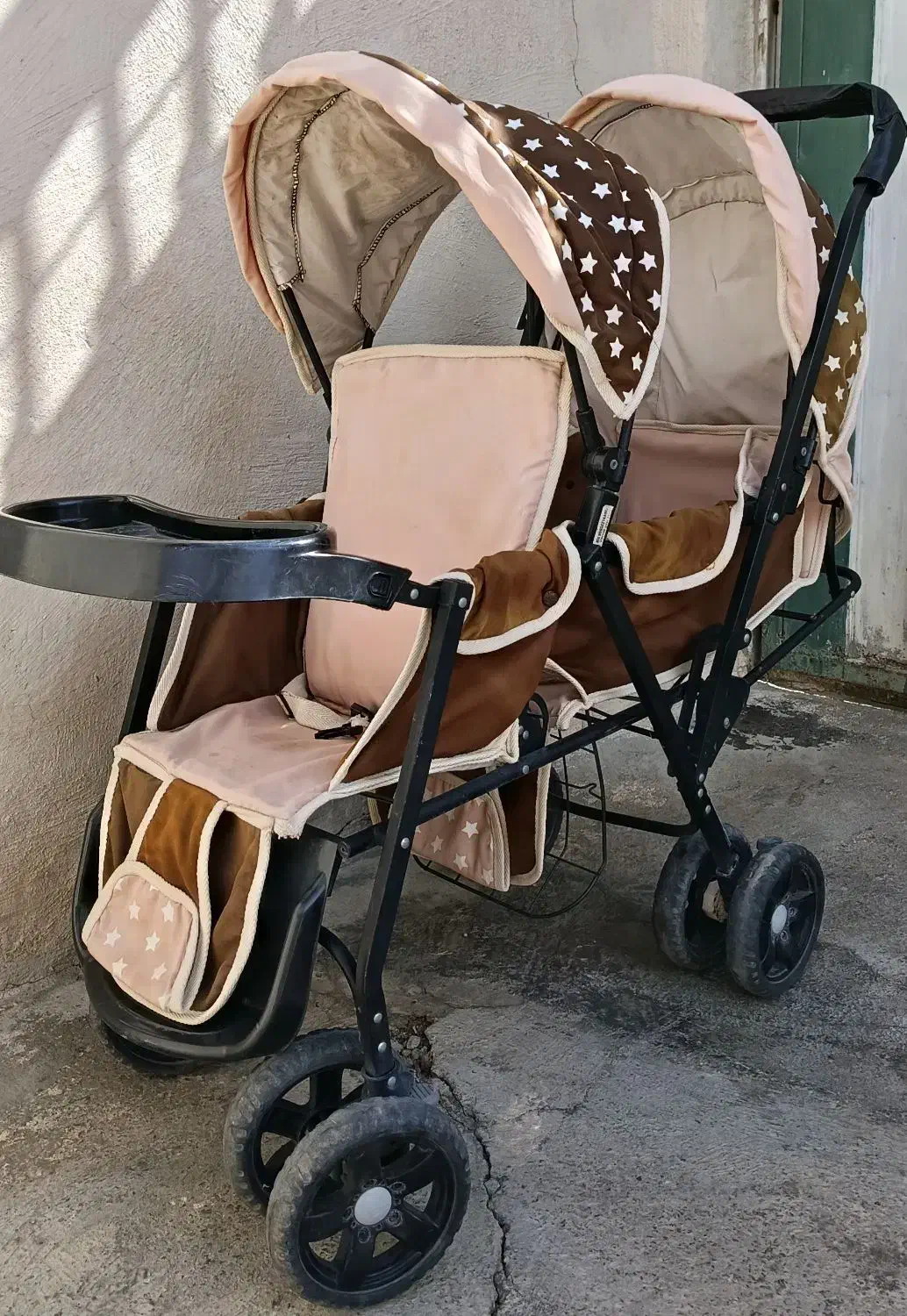 کالسکه دوقلو|کالسکه و لوازم جانبی|الشتر, |دیوار