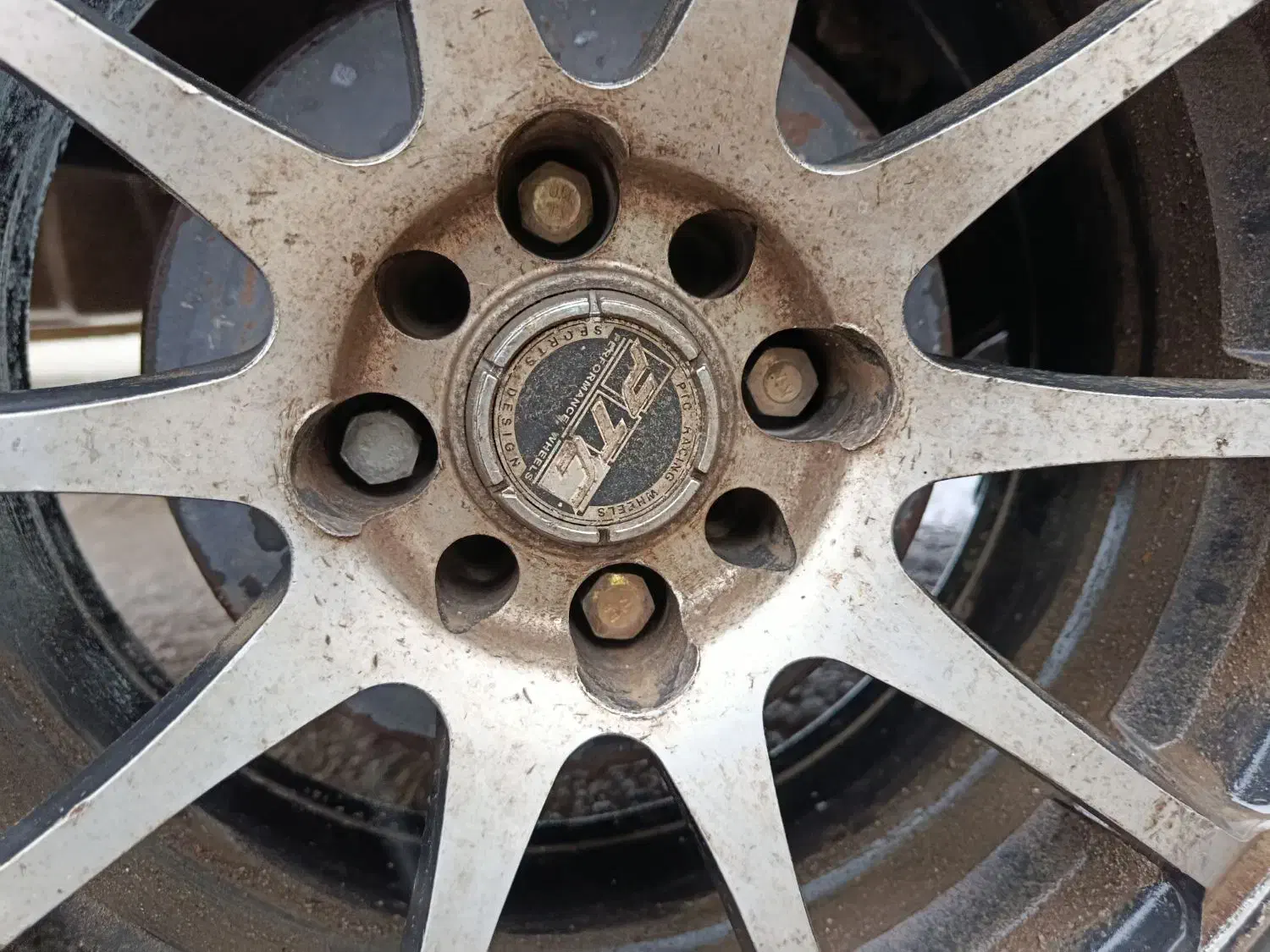 رینگ و لاستیک اسپرت ptc در حد نو با هم|قطعات یدکی و لوازم جانبی|علیآباد کتول, |دیوار