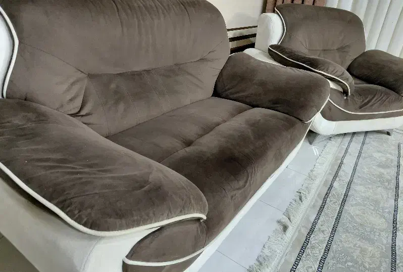 مبل ۷ نفری راحتی|مبلمان خانگی و میز عسلی|بیرجند, |دیوار