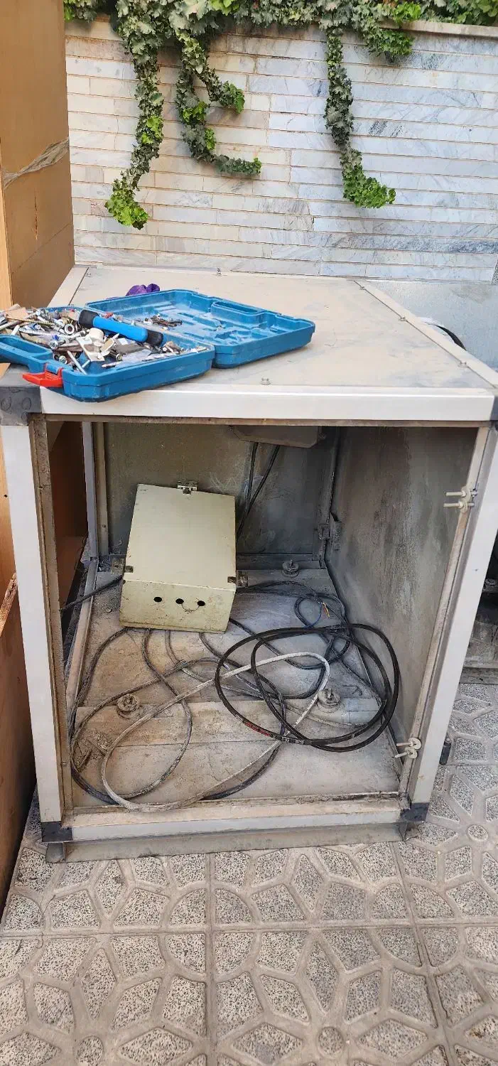 هواکش صنعتی(سانتریفیوژ) سه اسب سایلنسر|پنکه و تصفیهکنندهٔ هوا|کرج, حاجی آباد|دیوار