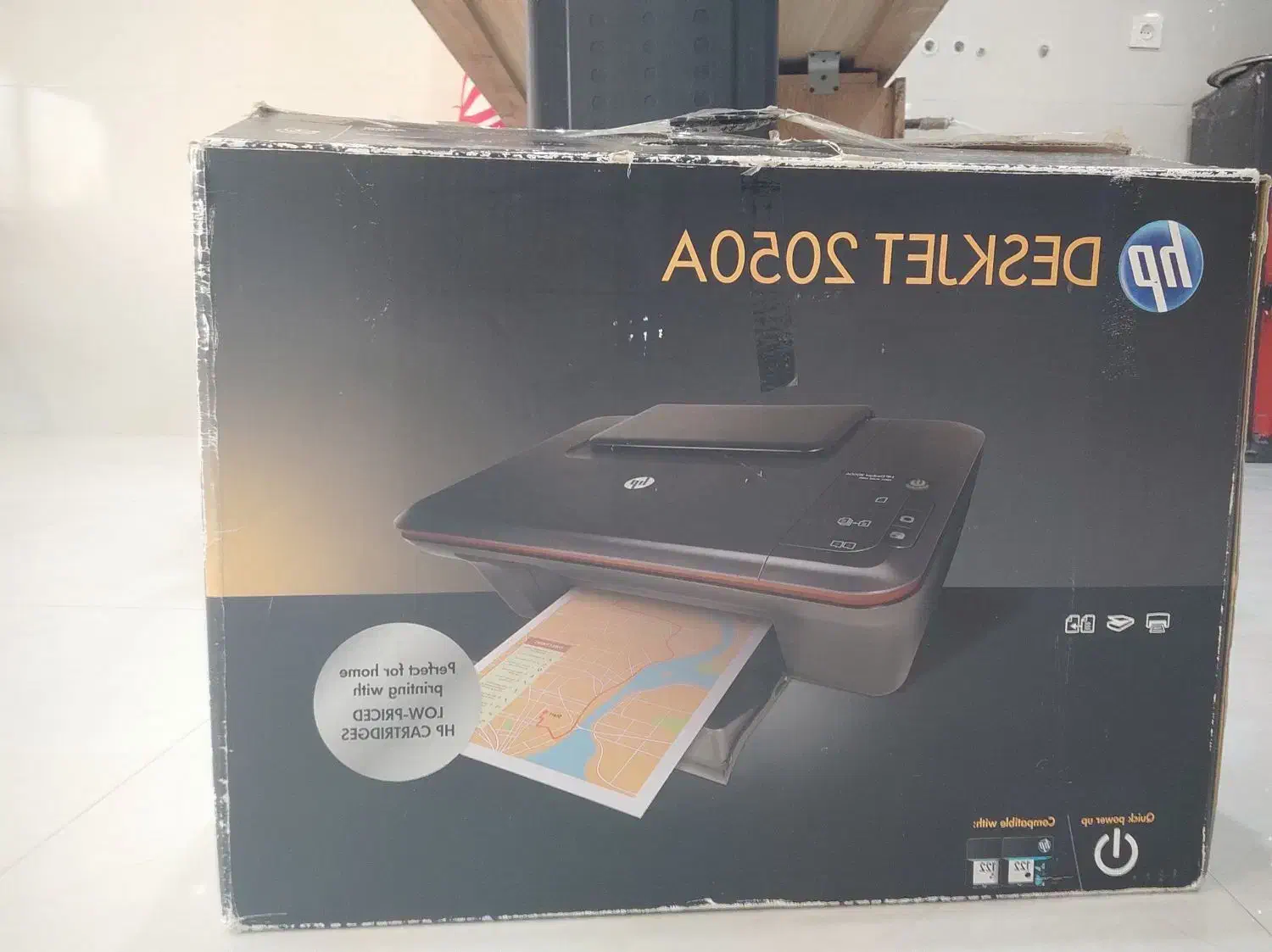 پیرینتر رنگی  DESKJET 2050A|پرینتر، اسکنر، کپی، فکس|رودهن, |دیوار