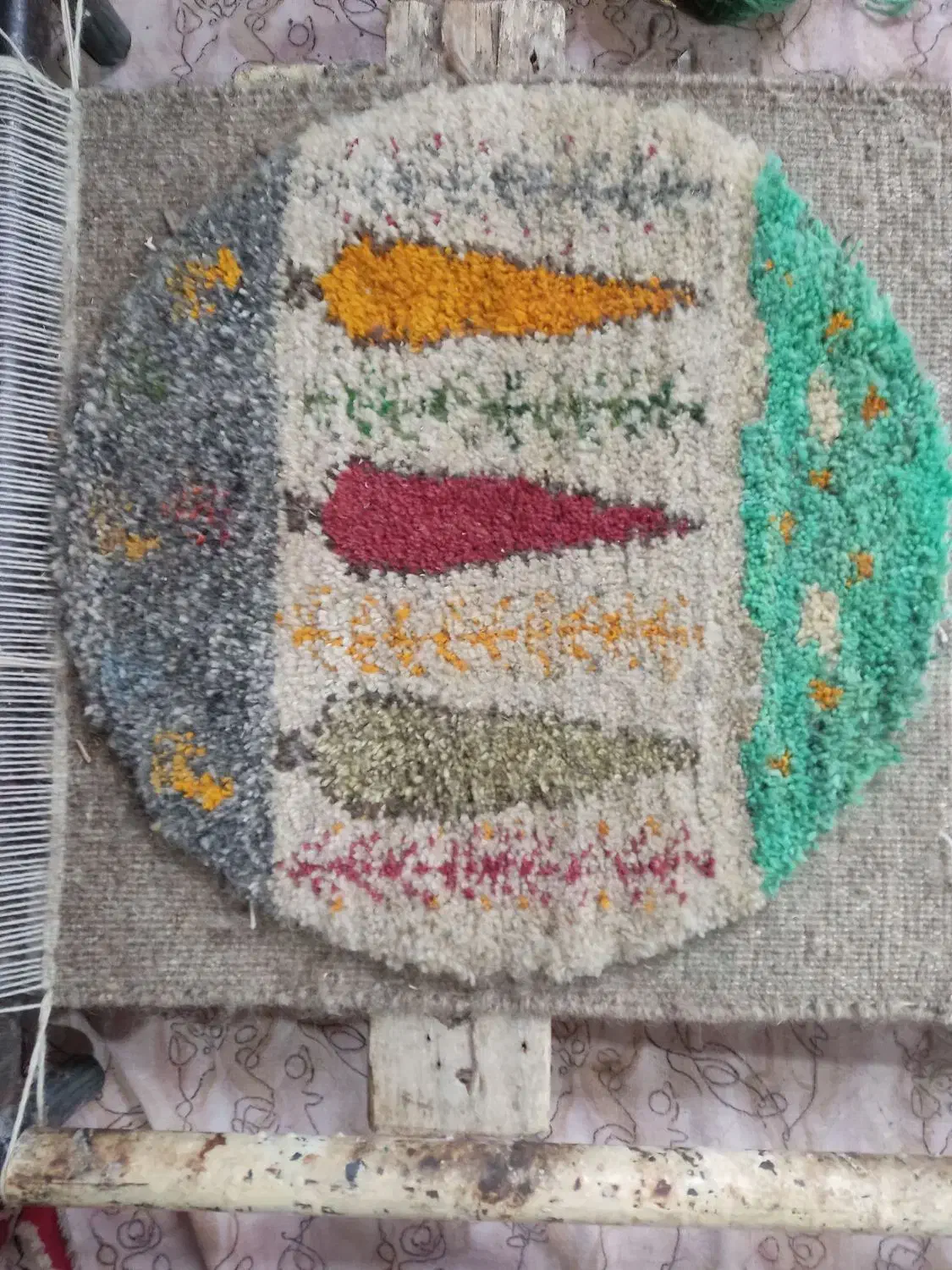 قالی|تابلو فرش|کازرون, |دیوار