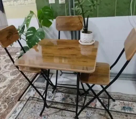 میز صندلی تاشو|میز و صندلی غذاخوری|تبریز, |دیوار