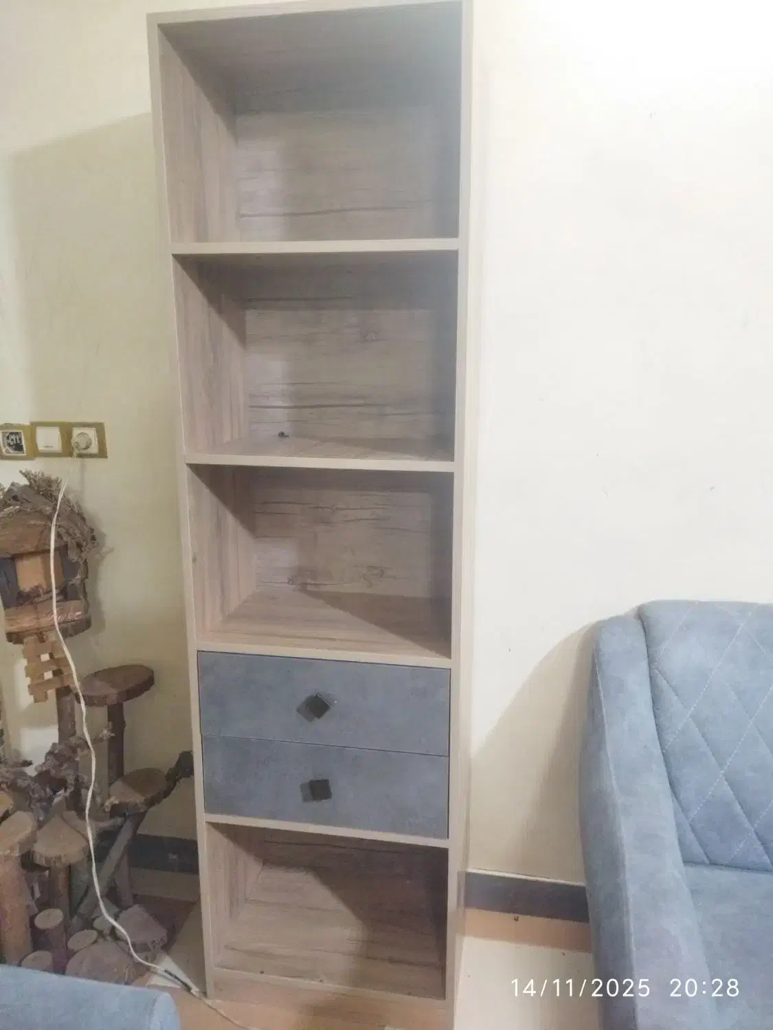 کتابخانه بوفه دکوری اتاق|کتابخانه، شلف، قفسه‌های دیواری|شیراز, قلعه نو|دیوار