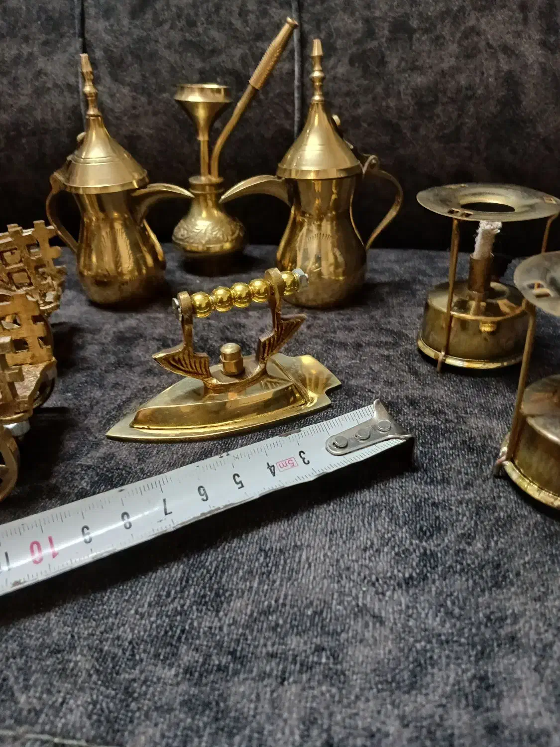 قهوه جوش برنجی برنزی برنزظروف آشپزخانه دکوری مجسمه|کلکسیون اشیاء عتیقه|تهران, افسریه جنوبی|دیوار