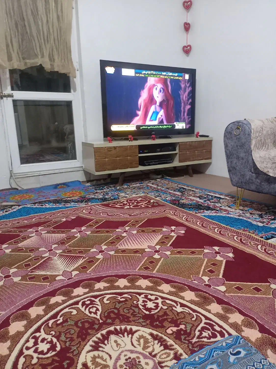 تلوزیون ال ای دی  ۵۰اینج  Jvc|تلویزیون و پروژکتور|سهند, |دیوار