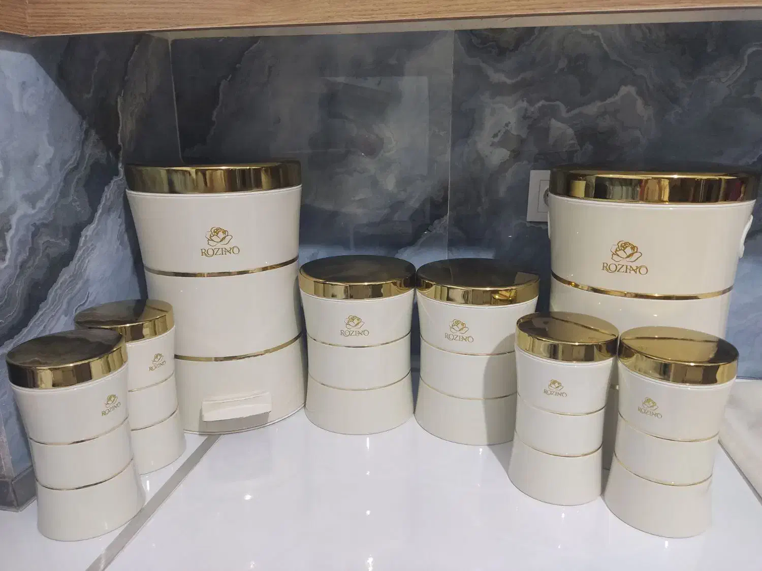 سرویس 8پارچه اورانوس|ظروف نگهدارنده، پلاستیکی، یکبارمصرف|شیروان (خراسان), |دیوار