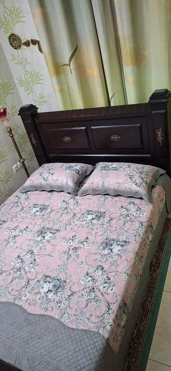 تخت خواب دونفره همراه با تشک|تخت و سرویس خواب|اراک, |دیوار